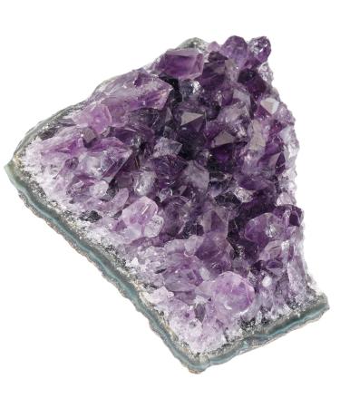 Nupuyai Natural Amethyst Druse Rough Stone Irregular Crystal Cluster Druse Piece Reiki Healing Stone Decoration Amethyst M