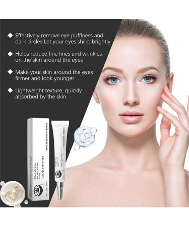 Eyebag Cream for Puffiness Instant Lift Plus Poche Yeux Instant Eye Lift Removes Bags Dark Circles Firming Delicate skin Anti-Aging Under Eye Moisturizer with Niacinamide&Ceramide (1) - Buy Online on GoSupps.com