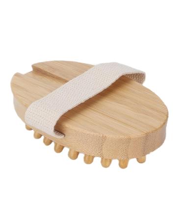 Buy Gentle Massage Brush for Fatigue Relief | Comfortable Bamboo Rubber Gassack - Perfect for Home & Travel - Buy Online on GoSupps.com