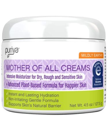 National Eczema Association Accepted Cream, Colloidal Oatmeal Lotion for Dry, Itchy Skin Relief, Ultra Gentle for Kids, Adults, Face, Hand, Puriya Mother of All Creams, Plant-Based Hydration