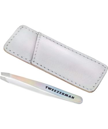 Tweezerman Winter Frost Mini Slant Tweezer with Case - Precision Hair Removal Tool - Buy Online on GoSupps.com