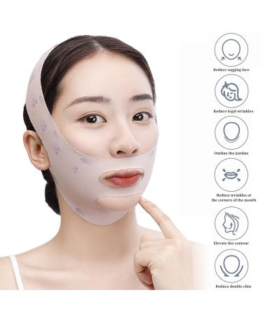 Double Chin Reducer V Line Lifting Mask - Breathable Soft & Reusable Chin Strap for Skin Tightening & Depuffing | Shop Now for International Shipping - Buy Online on GoSupps.com