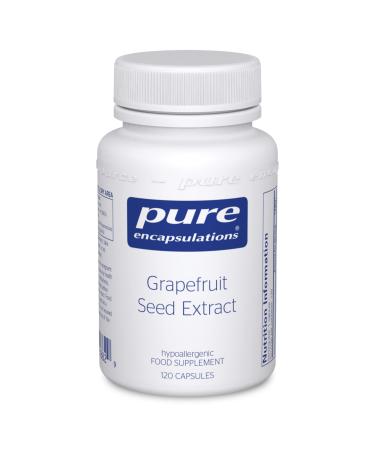 Pure Encapsulations - Grapefruit Seed Extract - Hypoallergenic Grapefruit Essential Oil Supplement - 120 Capsules