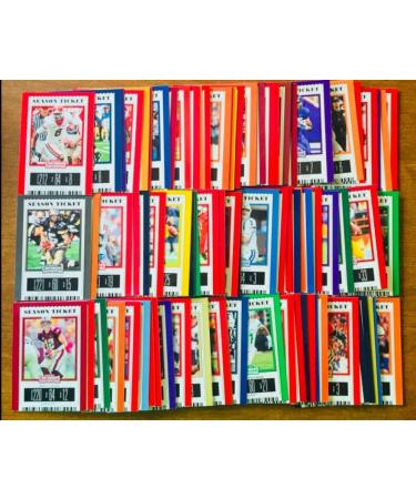 2019 Panini Contenders NCAA Football Set - Hand Collated Season Tickets with NFL Superstars like Brady, Rodgers, Manning, Kamara, Barkley, Mahomes, Jackson, and Allen - 100 Cards - Buy Online on GoSupps.com