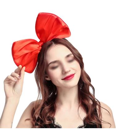 Frcolor Super Large Red Bowknot Headband Women and Girls' Hair Hoop Bow Headdress Hair Accessories for Party and Cosplay Decoration (Red) - Buy Online on GoSupps.com