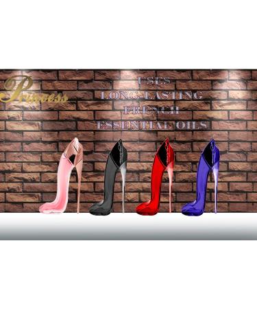 EB C Princess High Heel Shoes Black Red & Pink Eau de Parfum for Women 85 ML 2.9 FL OZ (Pack of 3) - Buy Online on GoSupps.com