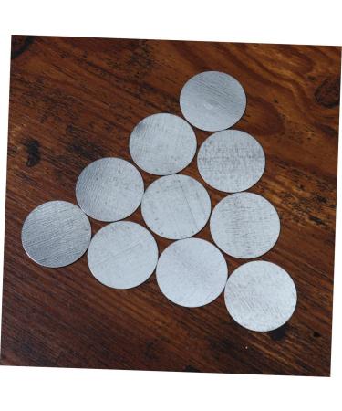 Beavorty 100pcs Circle Stickers Magnet Palette Metal Sticke Eyeshadow Case Pad Eye Shadow Tool Round 1 count (Pack of 1) As Shown - Buy Online on GoSupps.com