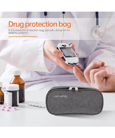 DOITOOL Portable Insulin Pen Carrying Bag - Compact Storage Cooler | Household Organizer - 22x10.5cm - Buy Online on GoSupps.com