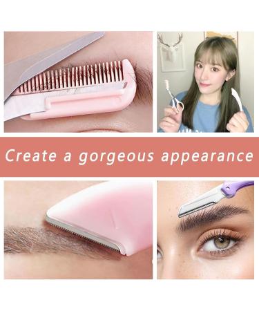 Eyebrow Shaver Set | Eyebrow Razor & Trimmer | Dermaplaning Blades for Face | Essential Beauty Tools for Flawless Eyebrow Care - Buy Online on GoSupps.com