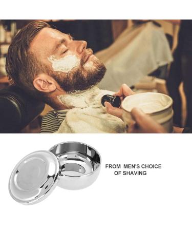 Premium Stainless Steel Shaving Bowl with Lid | 11cm | Perfect Father's Day Gift for Men | Durable & Stylish Shaving Cup - Buy Online on GoSupps.com