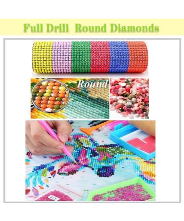 Mushroom Flower Butterfly Skeleton Moon Diamond Painting Kit - 6 Pack DIY 5D Full Drill Diamond Art Set for Adults | Gem Craft and Home Decor - 12x16inch - Buy Online on GoSupps.com