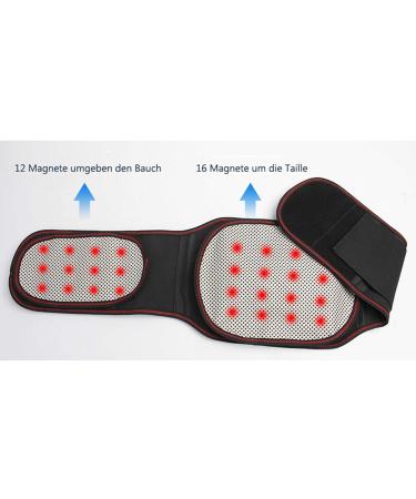 Buy Back Warmer Waist Protection Belt Self-Heating Kidney Support for Winter | Magnetic Therapy Thermal Insulation & Velcro Fastener - Buy Online on GoSupps.com
