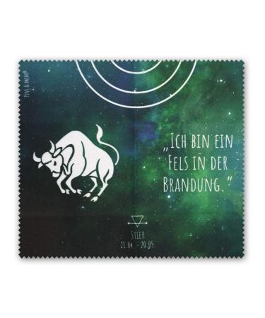 Glasses cleaning cloth zodiac sign TAURUS (21.04.-20.05.) - Microfiber cloth for cleaning glasses smartphones tablets displays cameras