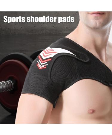 Shoulder Support Brace | Arm Bracelet Upper Arm - Adjustable Shoulder Brace Shoulder Strap Pad Arm Bracelet Upper Arm Breathable Design For Women Men For Everyday Activities Red - Buy Online on GoSupps.com