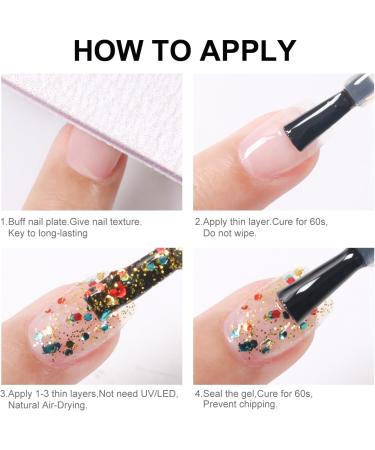 DouborQ Starry Sky Blue Nail Polish Long-lasting Glossy Nail Art Varnish (17) - Buy Online on GoSupps.com