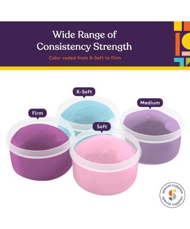 Special Supplies Therapy Putty for Kids & Adults | Resistive Hand Exercise Kit | 4 Strengths 3 Oz Each for Stress Relief & Rehabilitation - Buy Online on GoSupps.com