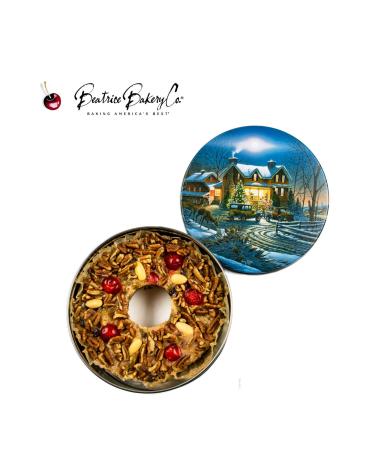 Grandma's Traditional Fruitcake Delicious Freshly Made Desserts Gourmet Cake Holiday Fruit and Nut Tasty Recipe in Collectible Christmas Tin 5lb - Buy Online on GoSupps.com