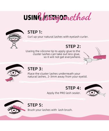 Cluster Lash Glue 7ml Black - DIY Eyelash Extension Adhesive for Super Strong Hold, Waterproof, Latex-Free - Buy Online on GoSupps.com