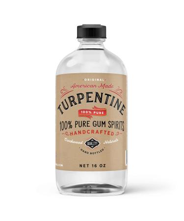 Creekwood Naturals 100% Pure Gum Spirits of Turpentine - 16 Oz Can - Buy Online on GoSupps.com