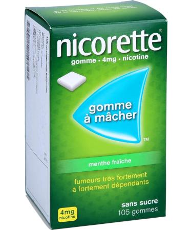 Nicorette 4 mg Freshmint Chewing Gum - Buy Online for Effective Smoking Cessation | Fast International Shipping - Buy Online on GoSupps.com