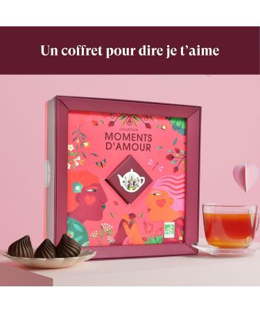 English Tea Shop - Organic teas and infusions set - Moments of love - 3 teas and 1 infusion in a gift box of 32 bags - Gift b - Buy Online on GoSupps.com