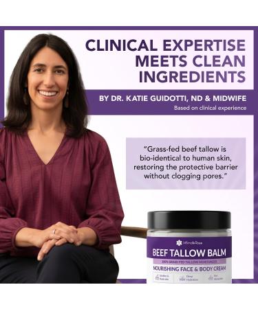 Intimate Rose Whipped Beef Tallow for Skin, Face & Body - Doctor Recommended 100% Grass Fed Balm with Organic Honey & Calendula - Natural Moisturizer for Dry Sensitive Skin - Unscented, 2oz. - Buy Online on GoSupps.com
