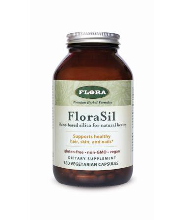 Flora FloraSil Plant Based Silica for Natural Beauty 180 Vegetarian Capsules