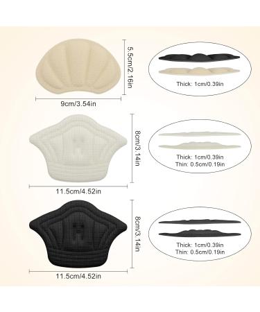 12-Piece Heel Cushion Pads for Shoes | Heel Protectors & Adjustments | Comfort for Large Shoes & Heels - Buy Online on GoSupps.com