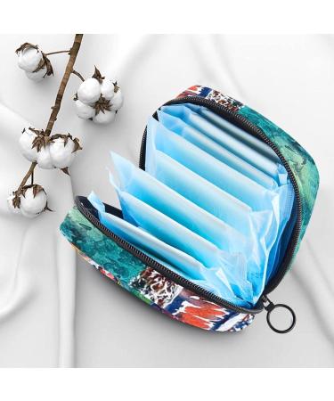 Portable Menstrual Pad Bag & Swim Storage for Girls & Women - Seate Zippered Cup Pouch - Buy Online on GoSupps.com