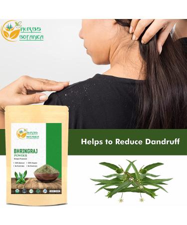 Organic Bhringraj Powder 150g - Eclipta Alba False Daisy for Hair Growth - 5.3 Oz - Buy Online on GoSupps.com