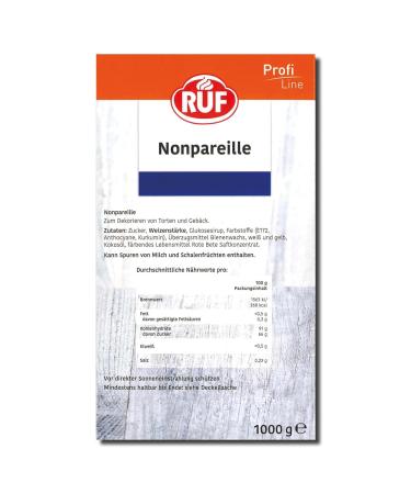 Buy Nonpareille Sugar Pearls 6 Bright Colors for Ice Cream & Cakes | 1x1000g Pack International Shipping Available - Buy Online on GoSupps.com