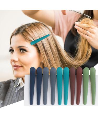 Non-Slip Hair Clips for Thick Hair - 10 Colorful Duck Beak Styling Clips for Women | Easy Hair Management - Buy Online on GoSupps.com