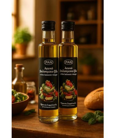 Bianco - Aceto Balsamico White Vinegar with Natural Fruit Sugar 2 x 250 ml - Buy Online on GoSupps.com