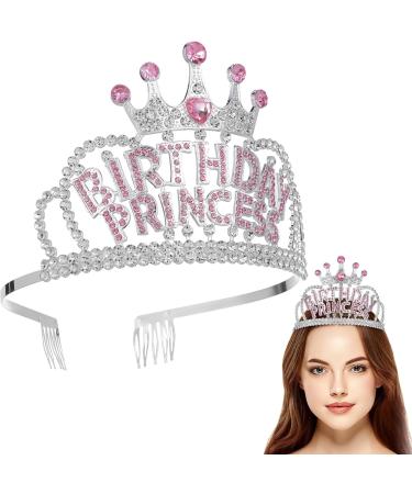 Healeved Birthday Crown Birthday Tiara Happy Birthday Crown Birthday Headband Party Props Princess Crowns For Little Girls Women - Buy Online on GoSupps.com