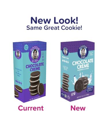 Goodie Girl Chocolate Creme Sandwich Cookies | Gluten Free, Peanut Free, Egg Free | 3-Pack (10.6oz Each) - Buy Online on GoSupps.com