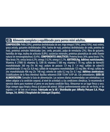 Advance Mini Adult Chicken - Small Breed Adult Dog Food with Chicken 7 kg - Buy Online on GoSupps.com