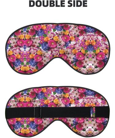 SSIMOO Blooming Flowers Soft Sleep Eye Mask - Breathable Eye Patch for Women | Perfect Travel & Relaxation Accessory - Buy Online on GoSupps.com