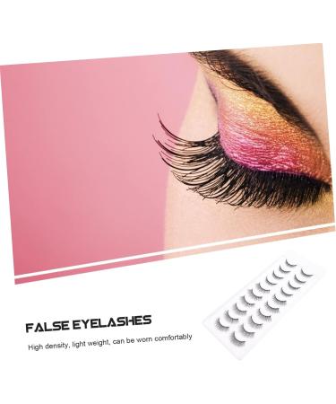 POPETPOP 10 Pairs Fake Eyelashes False Lashes False Eyelash Cosplay Lashes Stage Eyelash Dense Eyelashes Cosplay Performance Eyelash Full Eye Eyelashes Natural 3d Chemical Fiber Extend - Buy Online on GoSupps.com