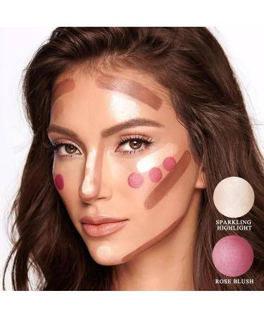 Youngfocus Cosmetics Cream Contour - 8 Color Vegan Contouring Foundation Kit | Highlighting Makeup & Concealer Palette | Cruelty-Free & Hypoallergenic - Buy Online on GoSupps.com