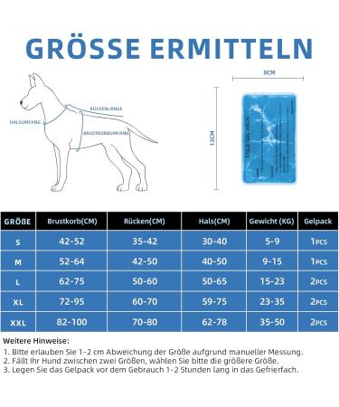 Cool Vest for Large Dogs - Reflective & Breathable Cooling Jacket with 2 Ice Bags for Summer Protection - Gray XL - Buy Online on GoSupps.com