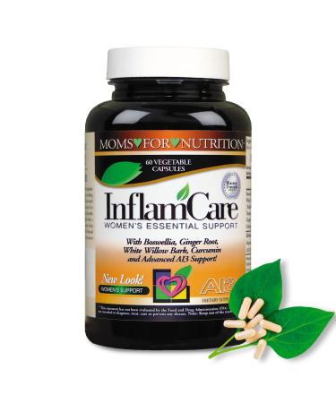 Moms For Nutrition Natural InflamCare 3000MG Essential Synergy Women's Gluten Free - 60 Count (Packaging May Vary)