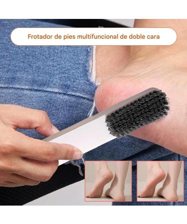 Lime pour pieds anti-callosit s grattoir callosit s double face lime pieds en m tal exfoliante pour peaux mortes | Pour la maison le salon la douche la salle de bain le spa le soin Blanc - Buy Online on GoSupps.com