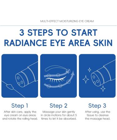 Uner Eye Cream with Roller Cream for Dark Circles and Puffiness Uner Massage Cream to Reduce Wrinkles Fine Lines Firm Eyes Tighten Eye Skin for Men and Women - Buy Online on GoSupps.com