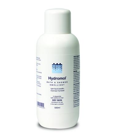 Hydromol Bath and Shower Emollient 500 ml for the Management of Eczema Dermatitis Psoriasis and Other Dry Skin Conditions 500ml Hydromol Bath & Shower