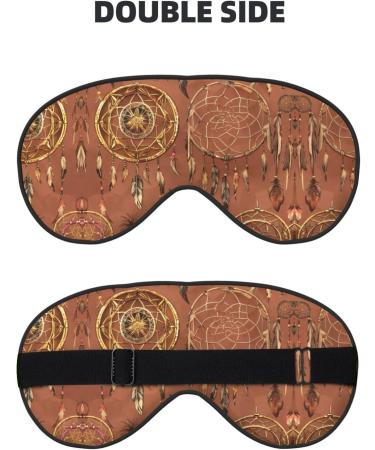 SSIMOO Double-Sided Feather Print Eye Mask | Soft Light Blocking Eye Mask for Enhanced Sleep Quality | International Shipping Available - Buy Online on GoSupps.com
