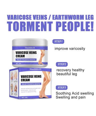 Effective Varicose Veins Cream | Lichengtai Spider Vein Solution for Leg Care - Buy Online on GoSupps.com