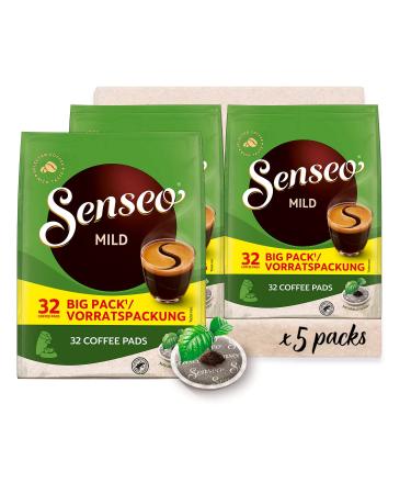 Senseo Pads Mild - Mild coffee RA-certified - 5 packs x 32 coffee pads 32 pieces (pack of 5) - Buy Online on GoSupps.com