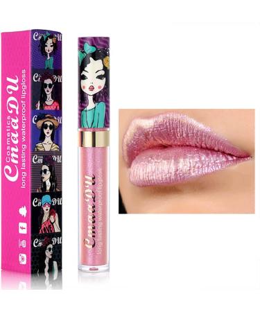  TianWlio Matte and glossy liquid lipstick waterproof 11 colors glitter velvety gloss moisturizing long-lasting non-sticky lipstick long-lasting lip gloss - Buy Online on GoSupps.com