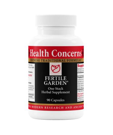 Health Concerns Fertile Garden Fertility Support for Women Menstrual Cycle & Reproductive Health Chinese Herbal Formula with Ashwagandha Dong Quai Peony 90 Capsules 1 Count (Pack of 90)