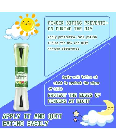 Anti Nail Biting Polish - Stop Nail Biting - Nail Biting Prevention for Teenagers & Adults - Nail Care Bitter Taste Safe Natural Plant Extract - Buy Online on GoSupps.com